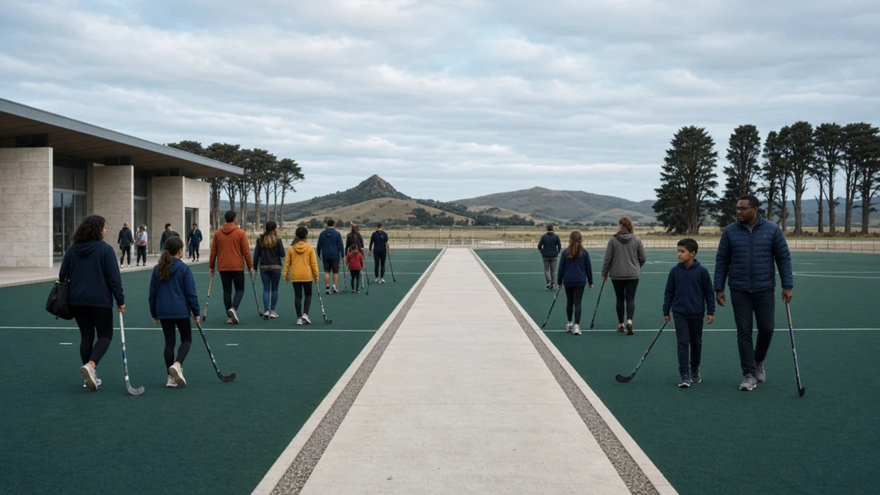 Editorial field guide scene for A private relay board for an ordinary hockey day